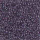 Miyuki rocailles Perlen 8/0 - Grape lined crystal 8-223